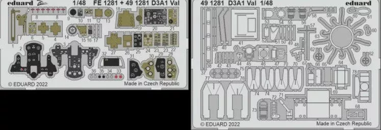 Eduard 491281 1/48 Aircraft- D3A1 Val for HSG (Painted)