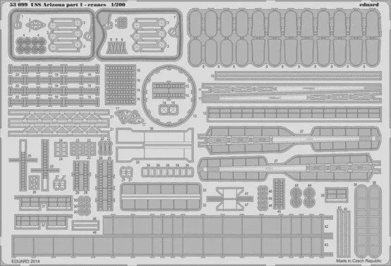 Eduard 53099 1/200 Ship- USS Arizona Cranes Pt.1 for TSM