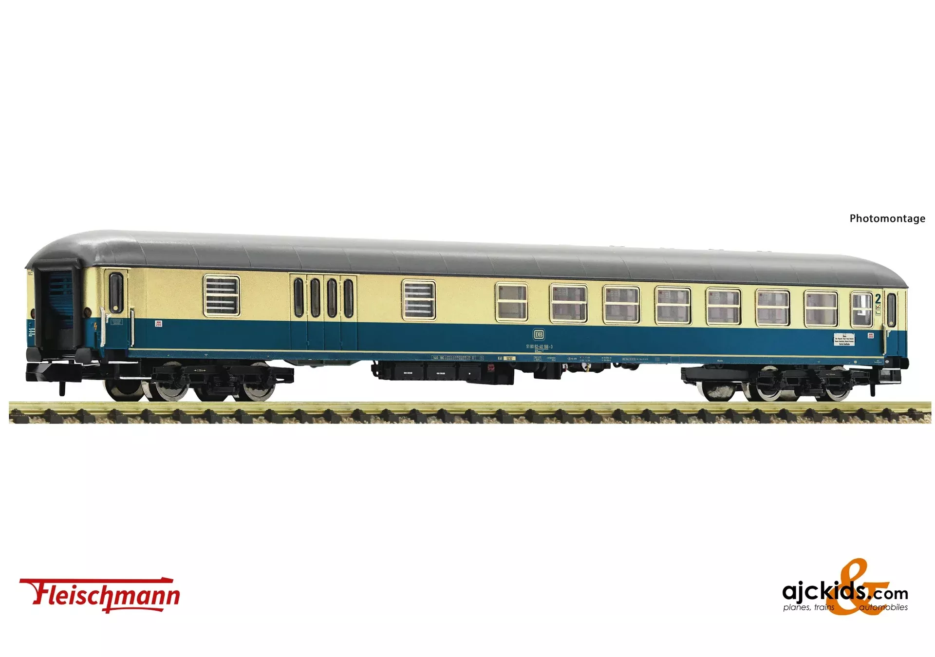 Fleischmann 6260037 – 2nd class express train coach baggage DB