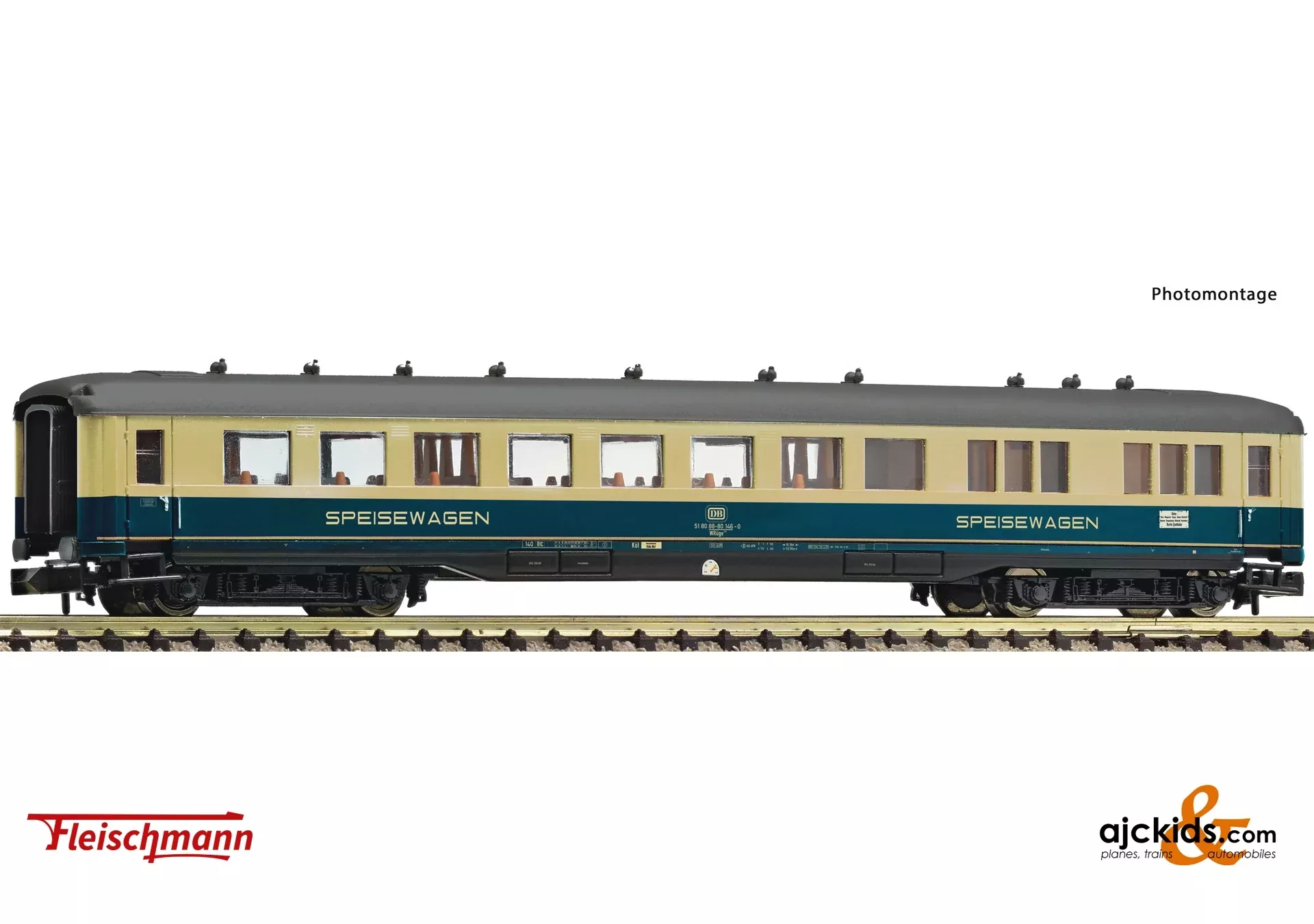 Fleischmann 6260038 – Skirted dining coach, DB