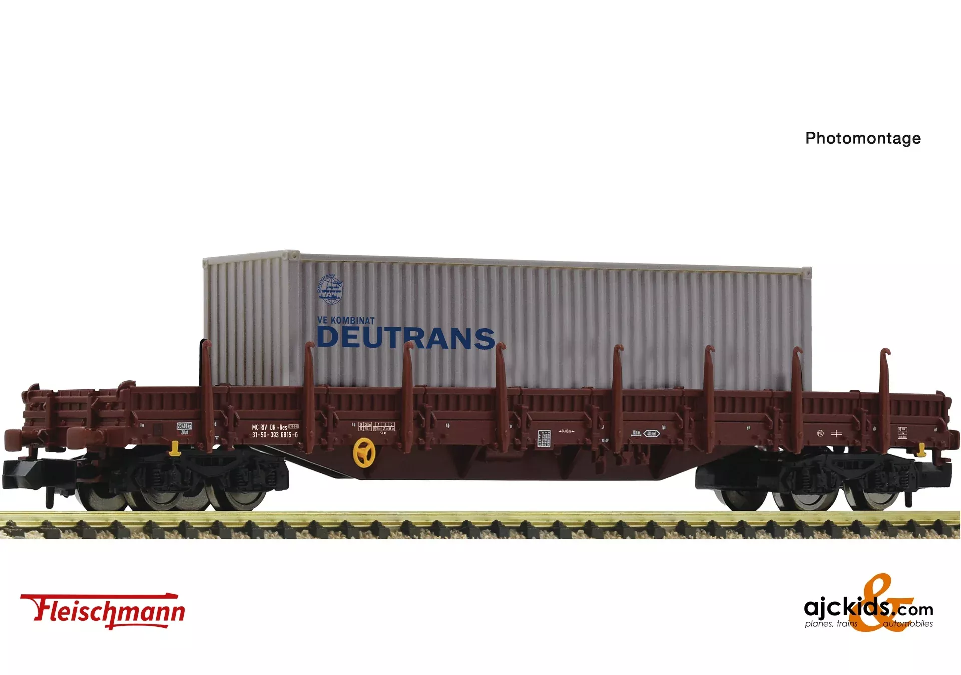 Fleischmann 6660045 – Swivel-type stake wagons, DR