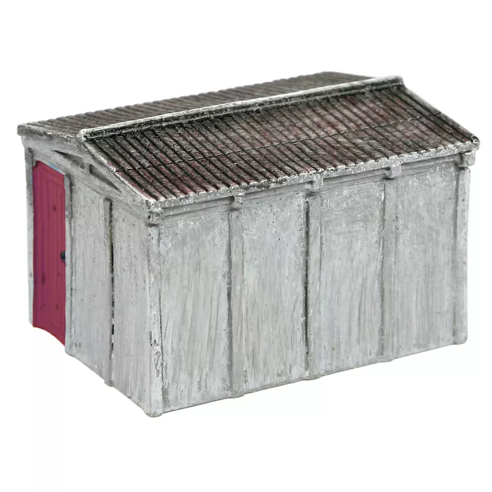 Graham Farish Sectional Lineside Hut Red Door