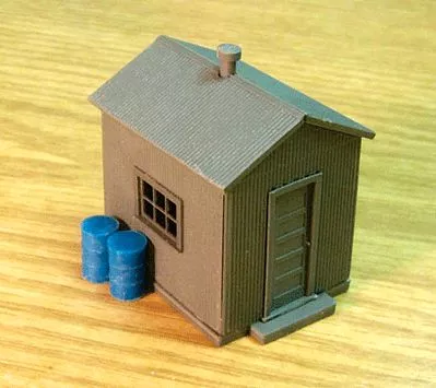Grandt Line 5914 HO Scale Corrugated Metal Utility Building — Kit