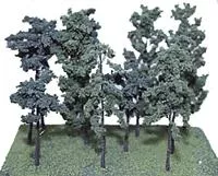 Heki 308 All Scale Assorted Shade Trees — 4 to 7″10.2 to 17.8cm pkg(12)