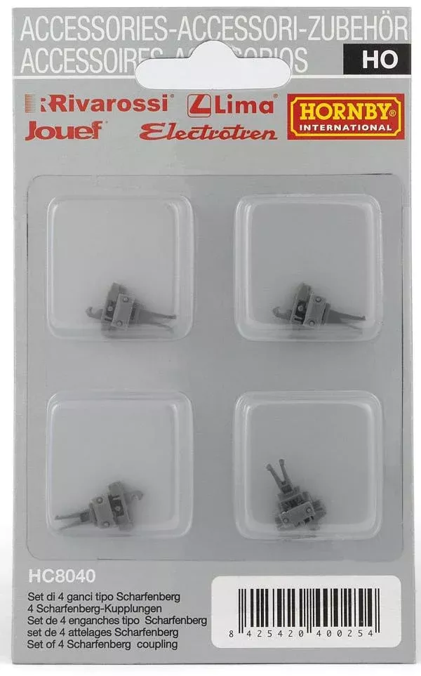 Hornby International Set of 4 Scharfenberg Couplings