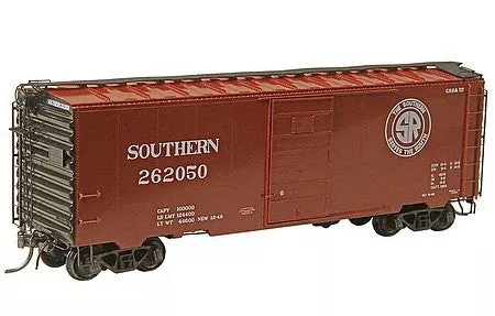 Kadee 4327 HO Scale 40' PS-1 Boxcar - Ready to Run -- Southern Railway 262050 (1948, Boxcar Red, black, SR Logo)