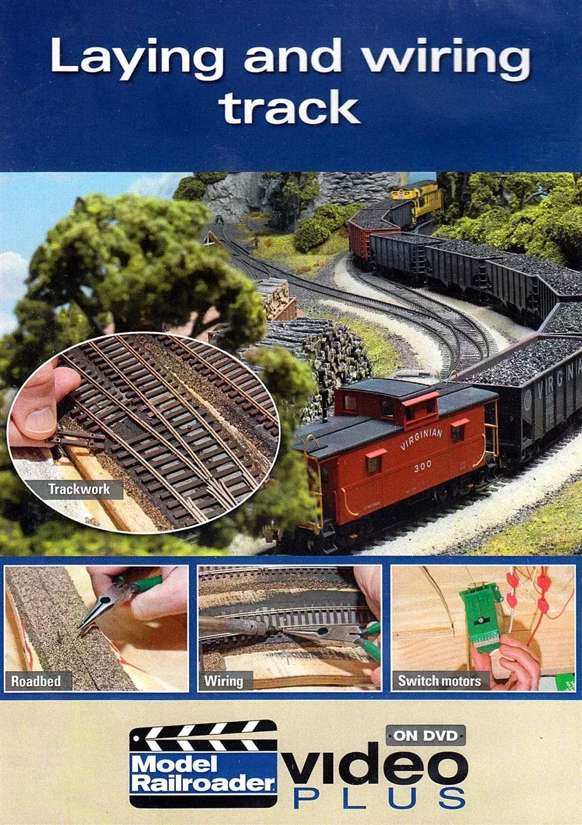 Kalmbach Publishing DVD 15303 Laying and Wiring Track