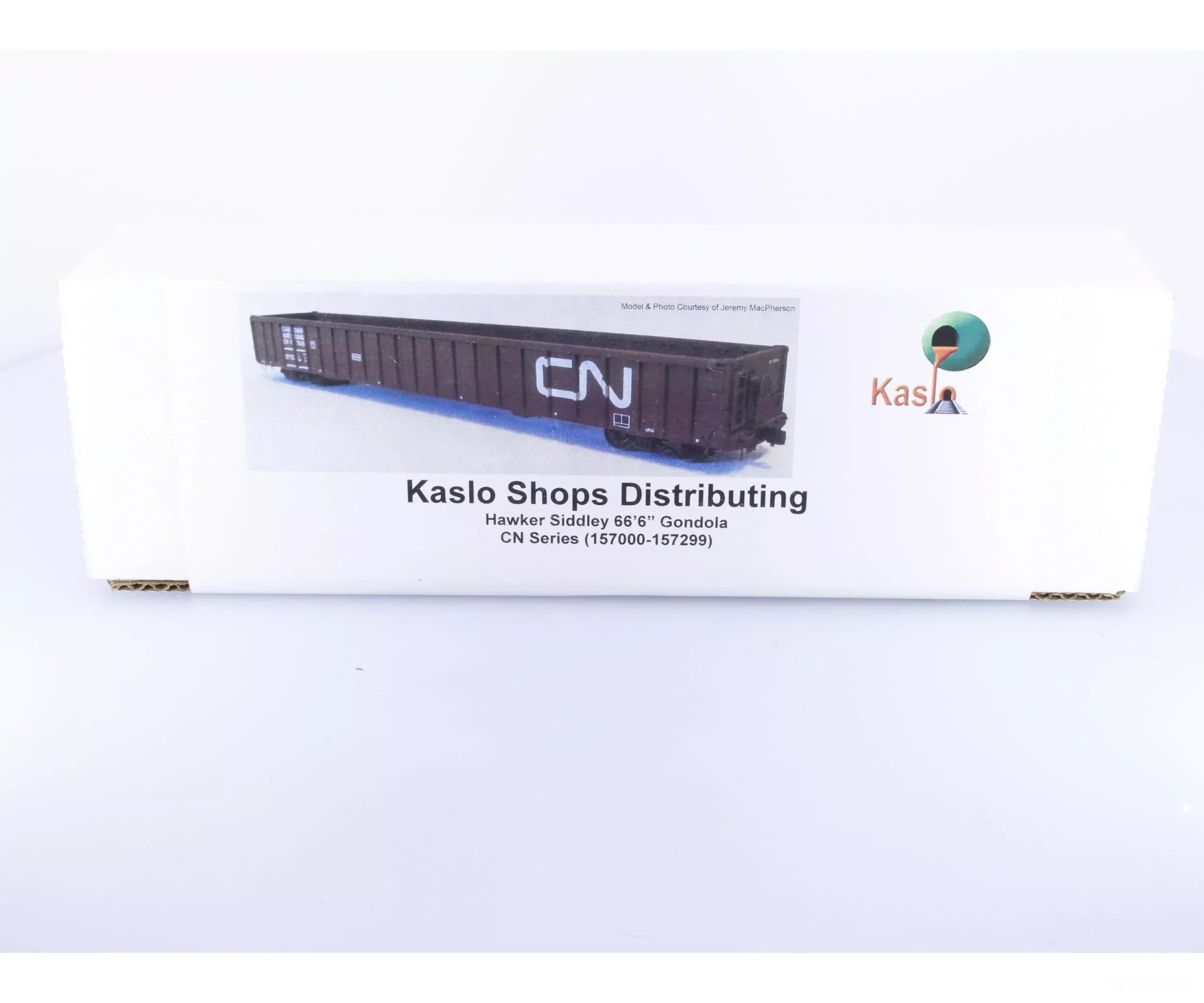 Kaslo Shops HK-27 HO HS 66’6″ Gondola Kit Series 157000-157299 Canadian National (CN) (2nd Hand)