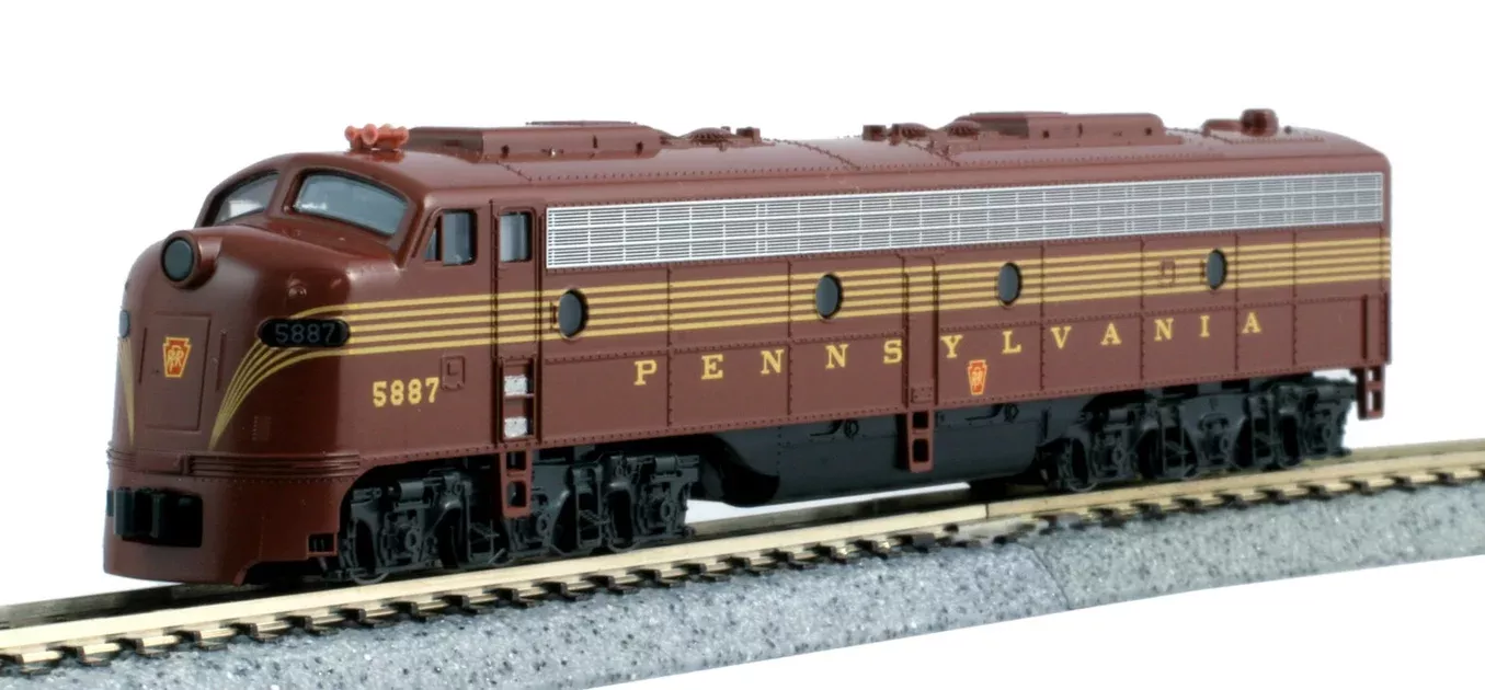Kato 176-5313DCC N Scale EMD E8 Pennsylvania PRR 5887 with Digitrax DCC