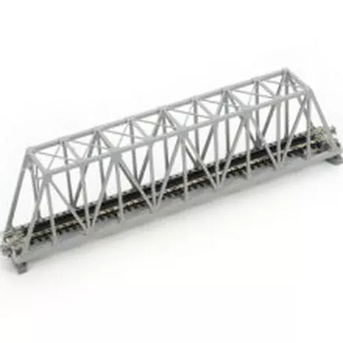 Kato 20-434 N 9-3/4″ Black Unitrack Single Truss Bridge