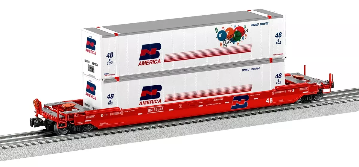 Lionel 2226571 BN Husky Stack Car #63345 O SCALE NEW