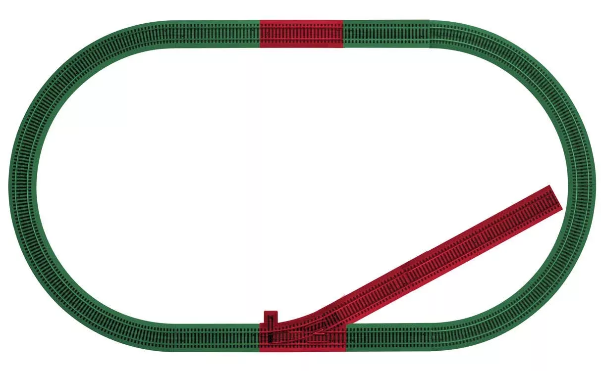 Lionel 6-49991 FastTrack - American Flyer(R) -- Siding Track Add-On Track Pack S Scale