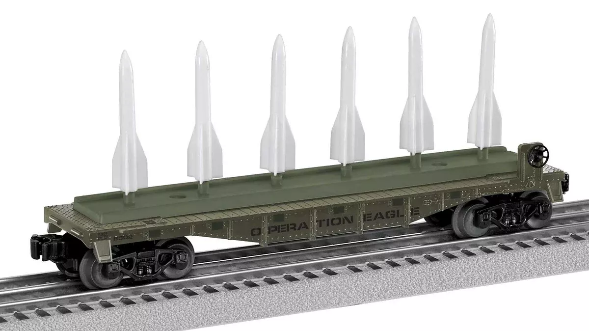 Lionel 6-82689 Operation Eagle Missile Flatcar O SCALE NEW