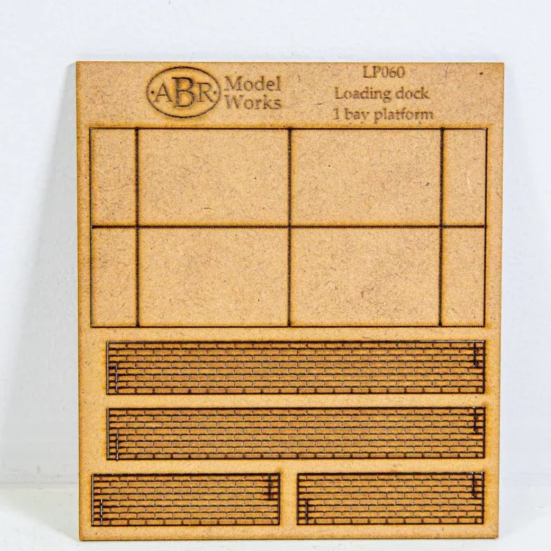 LP060 - HO Scale - Loading Dock Platform - Full width