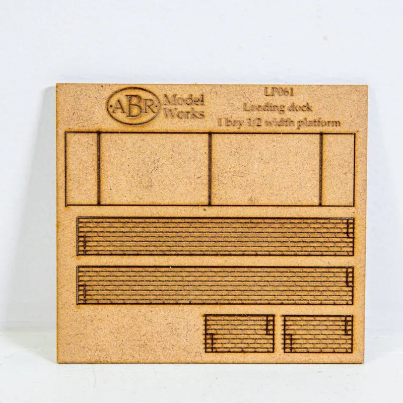 LP061 - HO Scale - Loading Dock Platform - Half width