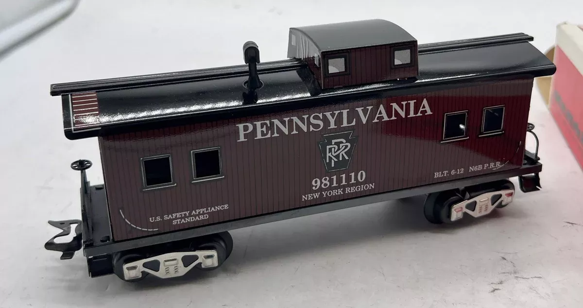 Marx 73418 Tin PENNSYLVANIA PRR Caboose Modern Marx O Scale Like New