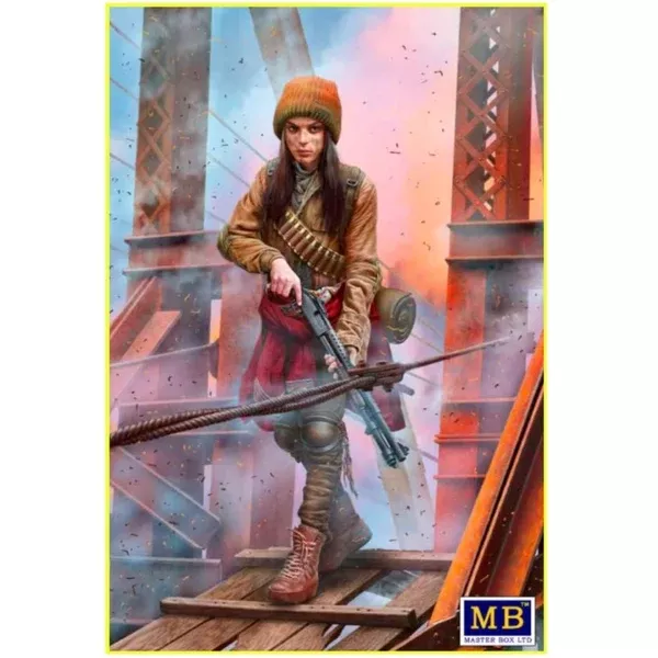 Master Box 24075 1/24 Post-Apocalyptic Series The Last Bridge Kit No. 3 Splinter