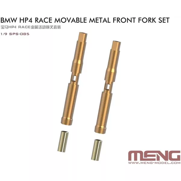 Meng SPS-085 1/9 BMW HP4 Race Movable Metal Front Fork Set