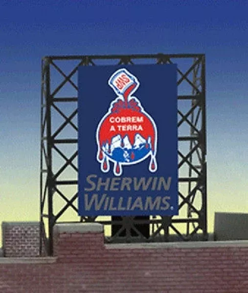 Miller Engineering 338935 N/Z Sherwin Williams Paints Rooftop Billboard Small