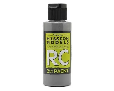 MIOMMRC-010Gray Acrylic Lexan Body Paint (2oz) 010 (Mission Models)