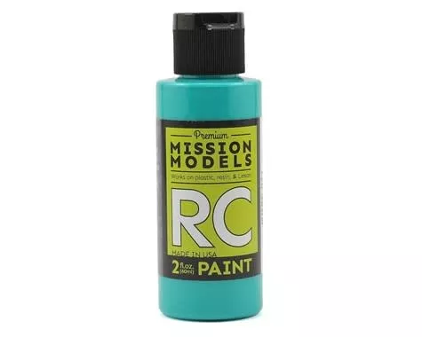 MIOMMRC-011Aqua Blue Acrylic Lexan Body Paint (2oz) 011 (Mission Models)