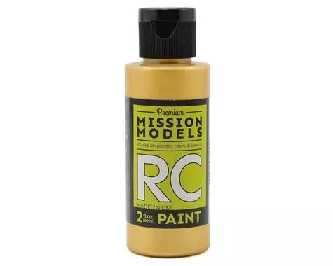 MIOMMRC-020Pearl Gold Acrylic Lexan Body Paint (2oz) 020 (Mission Models)