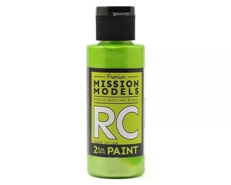MIOMMRC-028Pearl Lime Acrylic Lexan Body Paint (2oz) 028 (Mission Models)