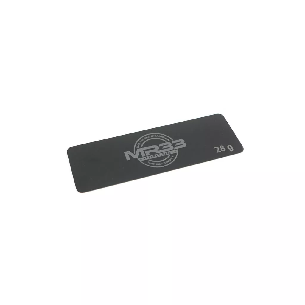 MR33-STW-28GMR33 28g Steel Battery Weight (0.6mm Long) STW28G (MR33)