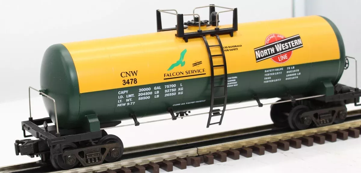 MTH 20-92032 Chicago Northern Tank Car O SCALE Like New