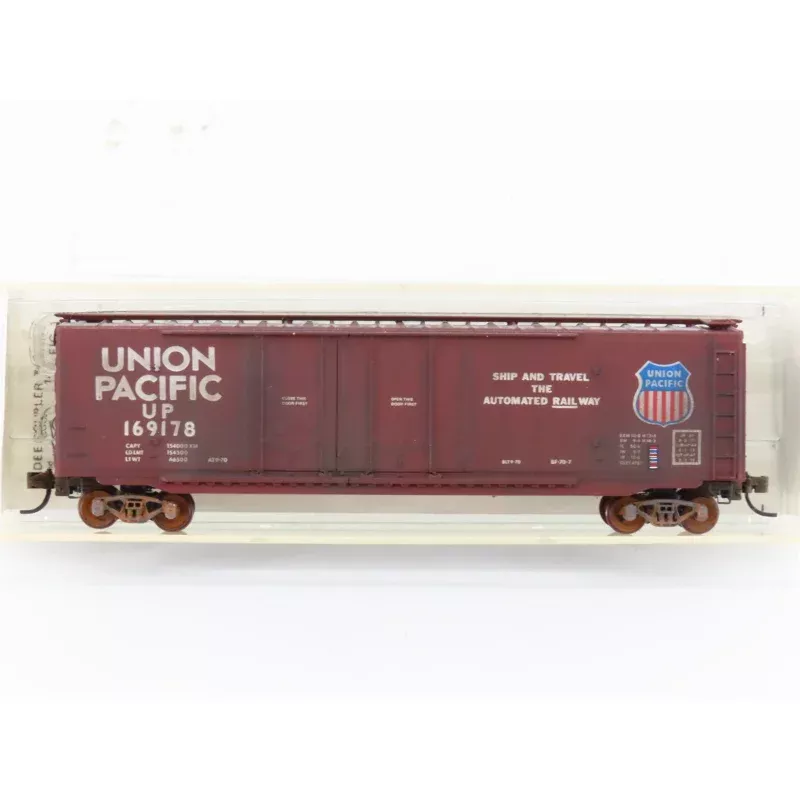 N Micro-Trains/Kadee 36030 SP Southern Pacific 50' Boxcar #169178 Weathered