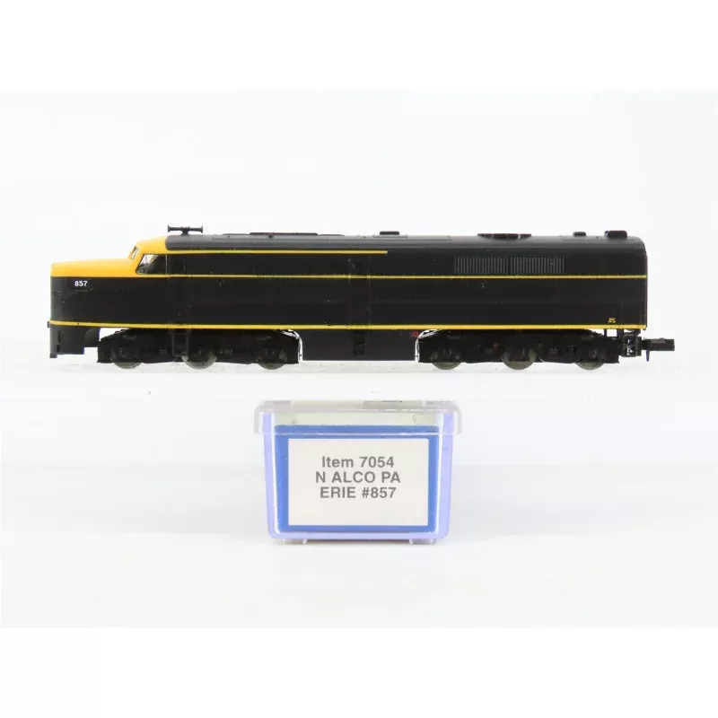 N Scale Life-Like 7054 Unlettered ERIE ALCO PA Diesel #857 - Custom