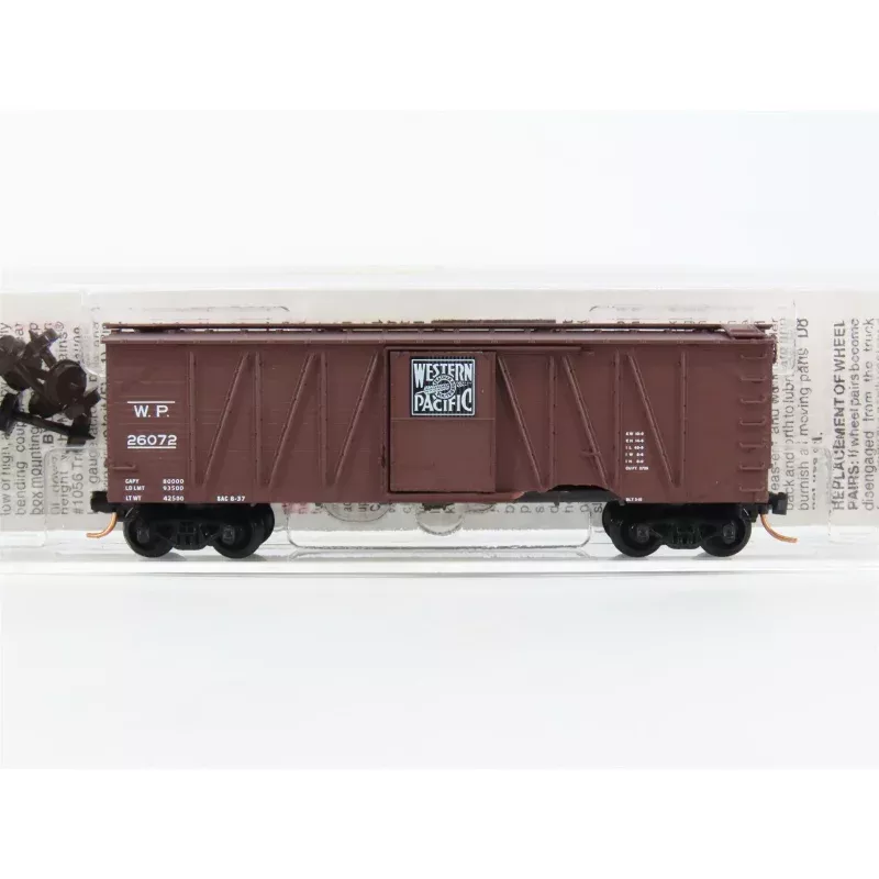 N Scale Micro-Trains MTL 28170 WP Feather River Route 40' Box Car #26072