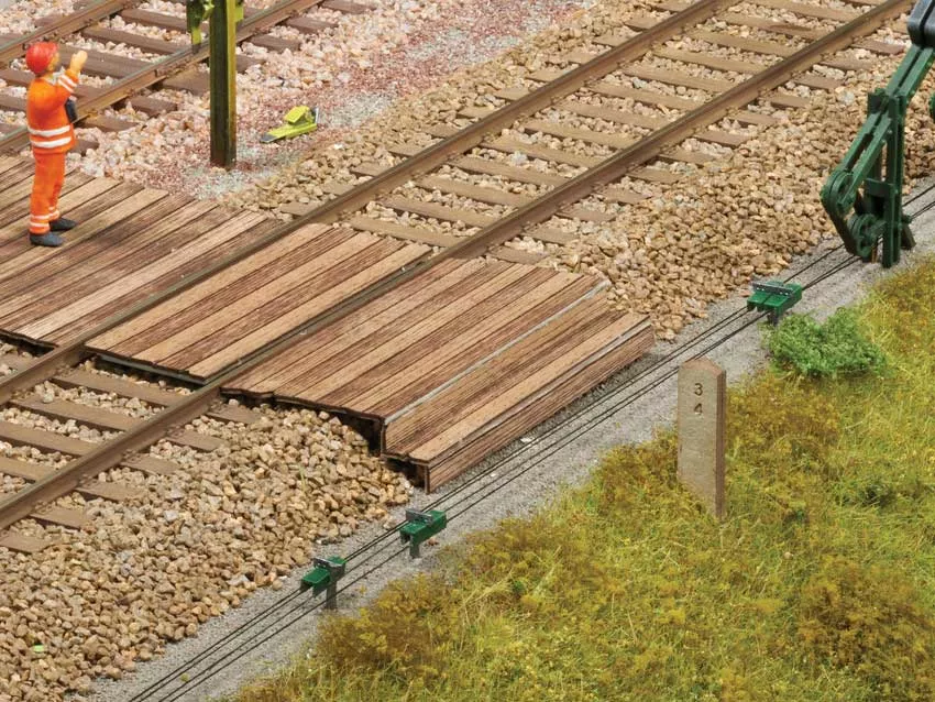 Noch 13510 European-Style Interlocking Rod Guide - 3D Minis O Scale