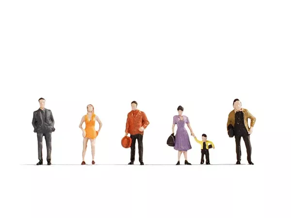 Noch 18101 – Hobby Figures – Pedestrians D (HO Scale)