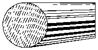 North Eastern Scale Models 364RND Round Moulding, 3/64 x 24" .12 x 60.96cm