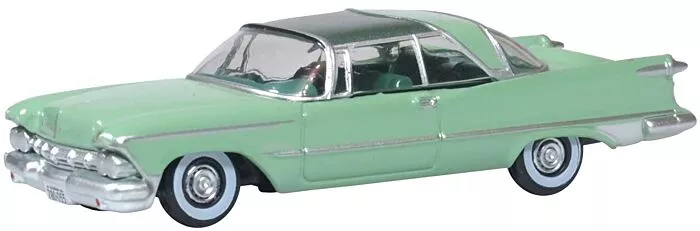 Oxford Diecast HO 87IC59002 1959 Imperial Crown Coupe, Highland Green/Ballad Green