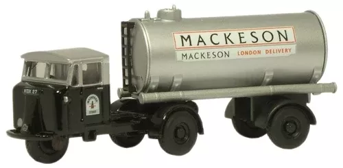 Oxford Diecast Mechanical Horse Tank Trailer Mackeson