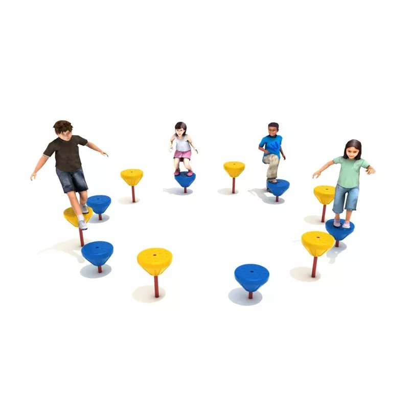 Pebble Path Pods Playground Section, 12 Pods Primary