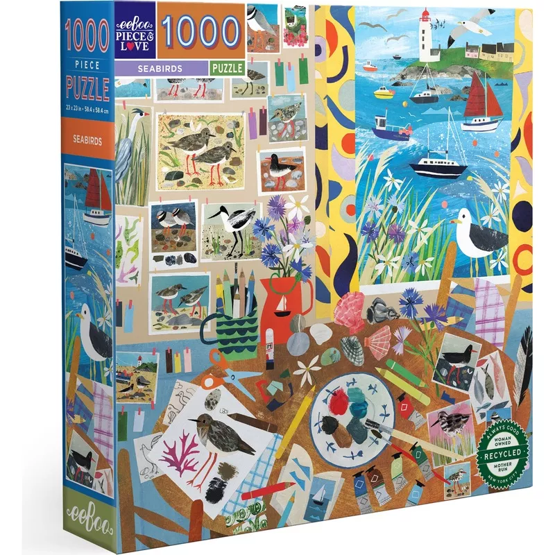 Piece & Love: Seabirds – 1000 Piece Puzzle