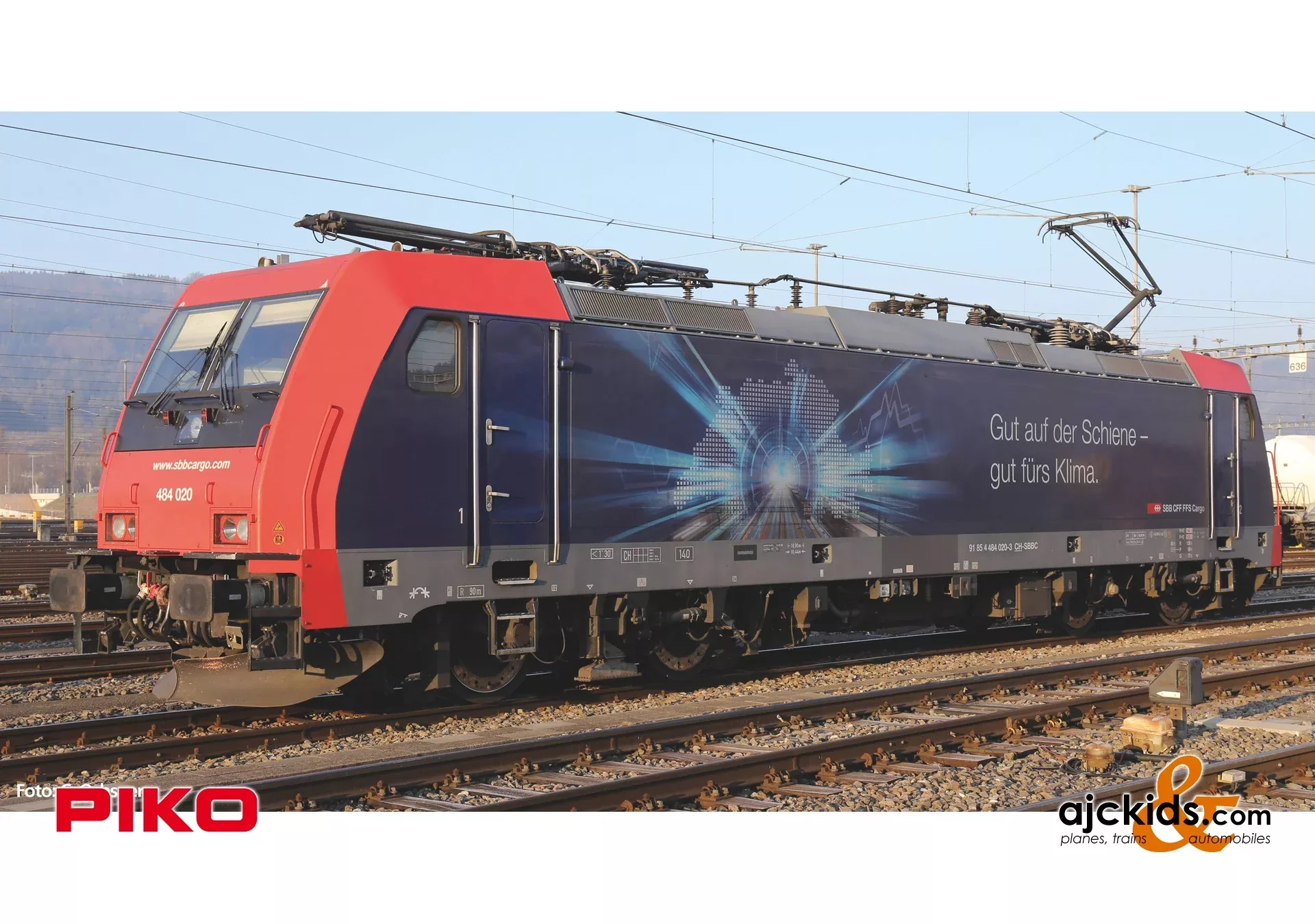 Piko 21620 - 484 020 Electric Gut a.d. Schiene SBB Cargo VI, Sound