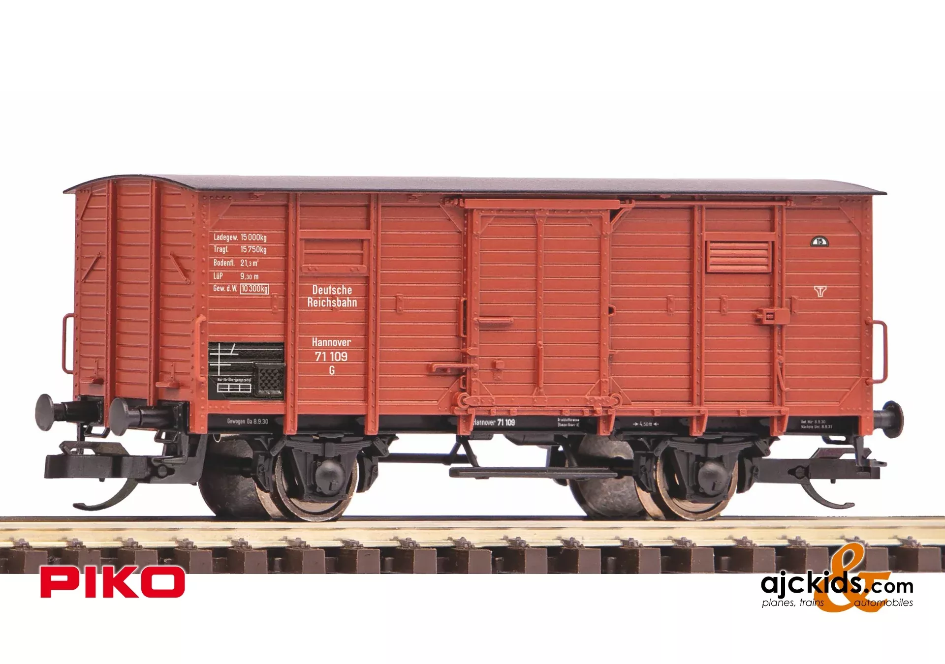 Piko 47767 – TT G02 2-Axle Boxcar DRG II