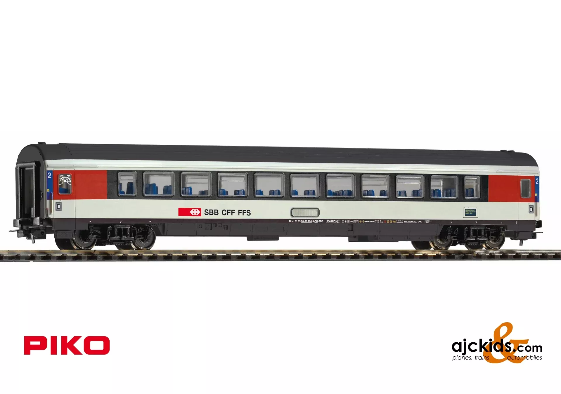 Piko 58689 – 2nd Cl. Coach New look SBB VI