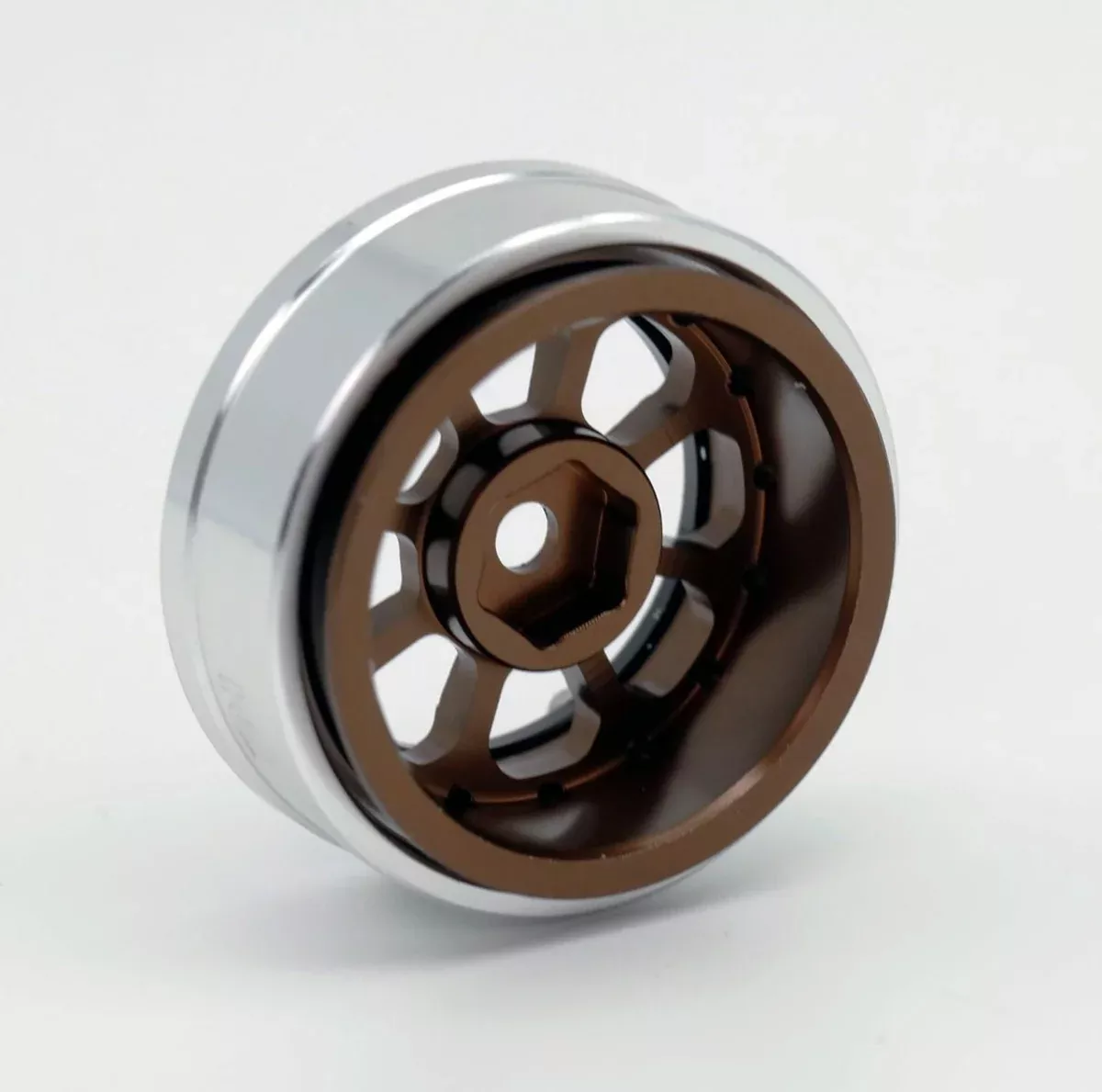 Powerhobby SCX2471 Bronze 1.0" Aluminum B59 Beadlock Wheels for SCX24