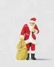 Preiser 29027 HO Santa w/Sack of Gifts Christmas