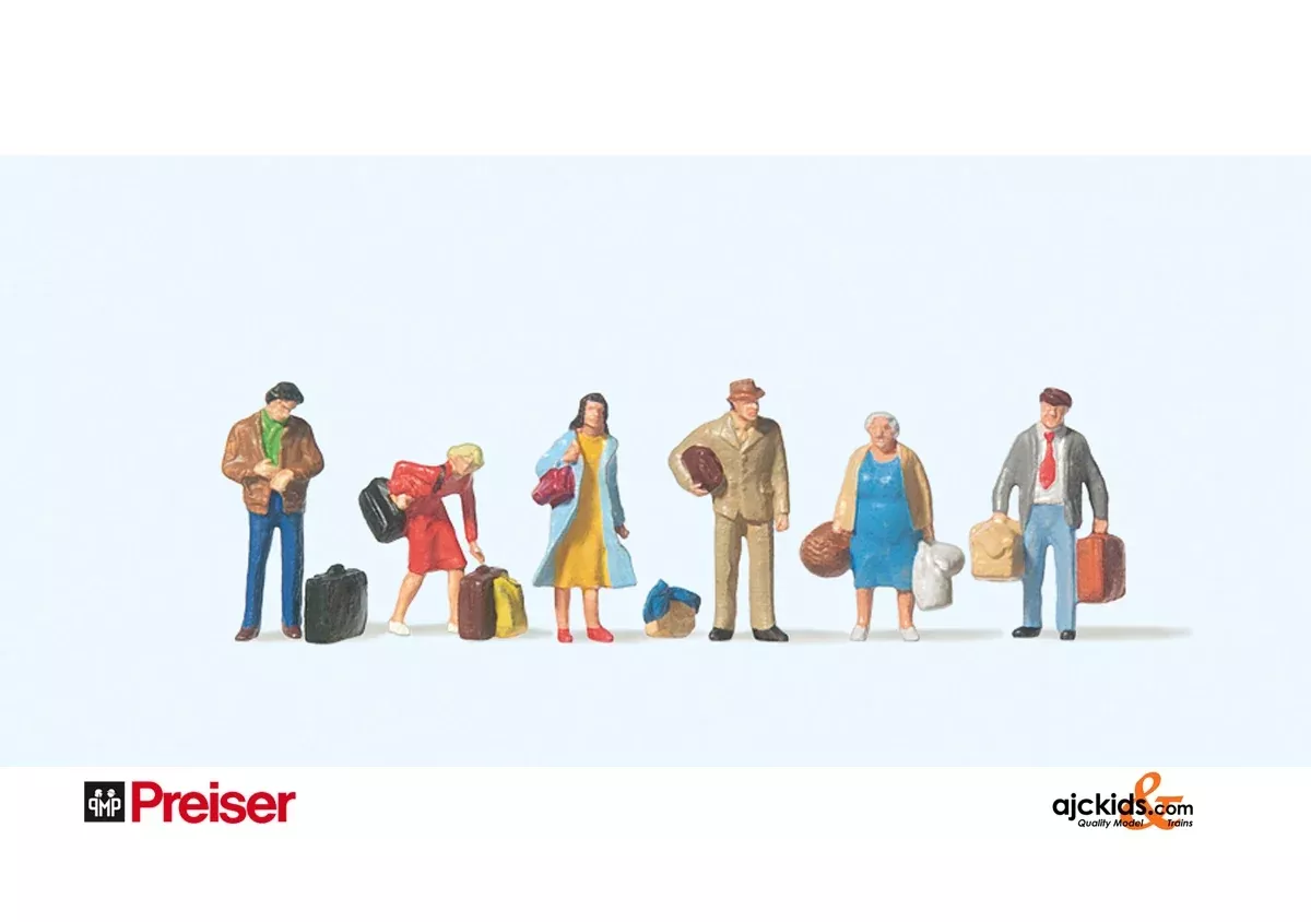 Preiser 75001 – Waiting Passengers (6 pieces)