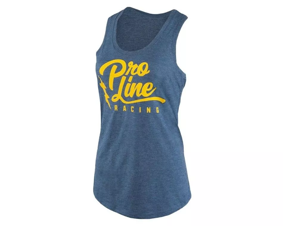 PRO9846-03Pro-Line Retro Racerback Ladies Tank Top (Blue Heather) (L) (Proline Racing)
