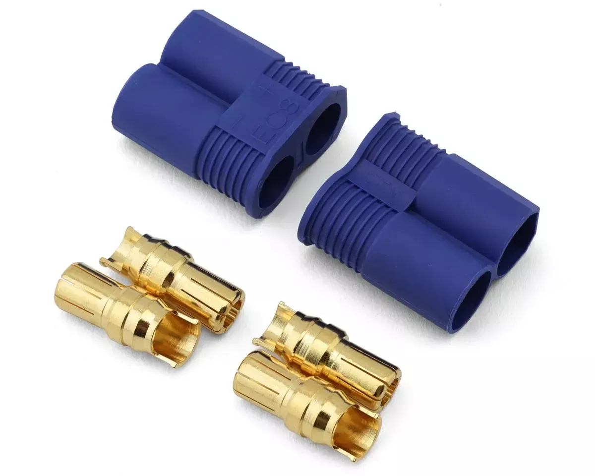 PTK-5074ProTek RC EC8 Connector (2 Male) (Protek RC)