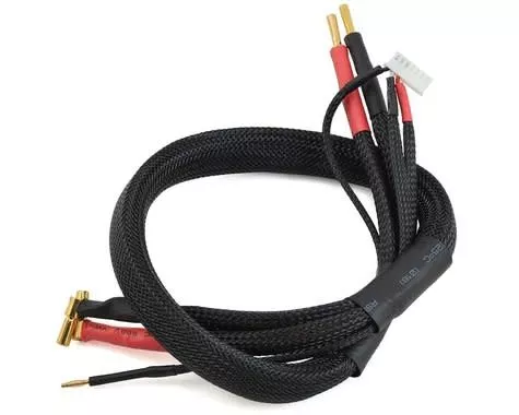 PTK-53422S High Current Charge/Balance Adapter (4mm to 5mm Solid Bullets) (Protek RC)