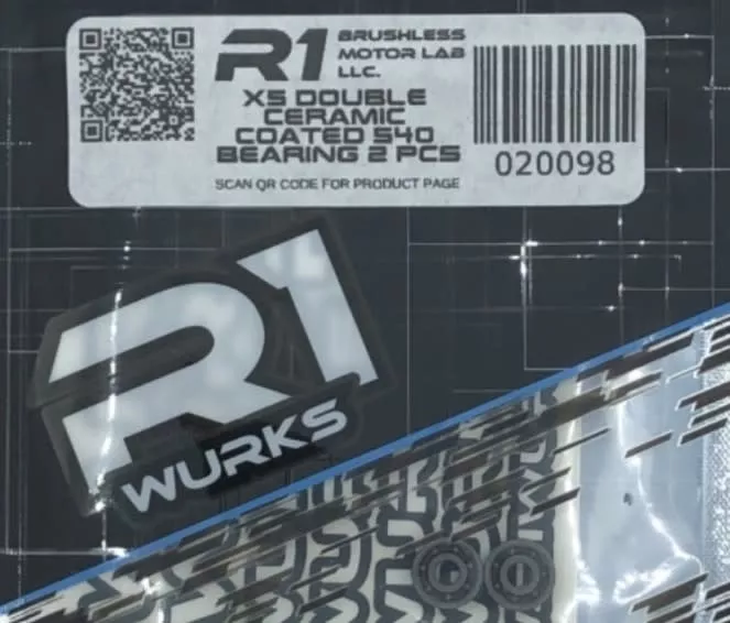 R1-020098R1 X5 Double Ceramic Coated 540 Bearing Balls (2pcs) (R1wurks)