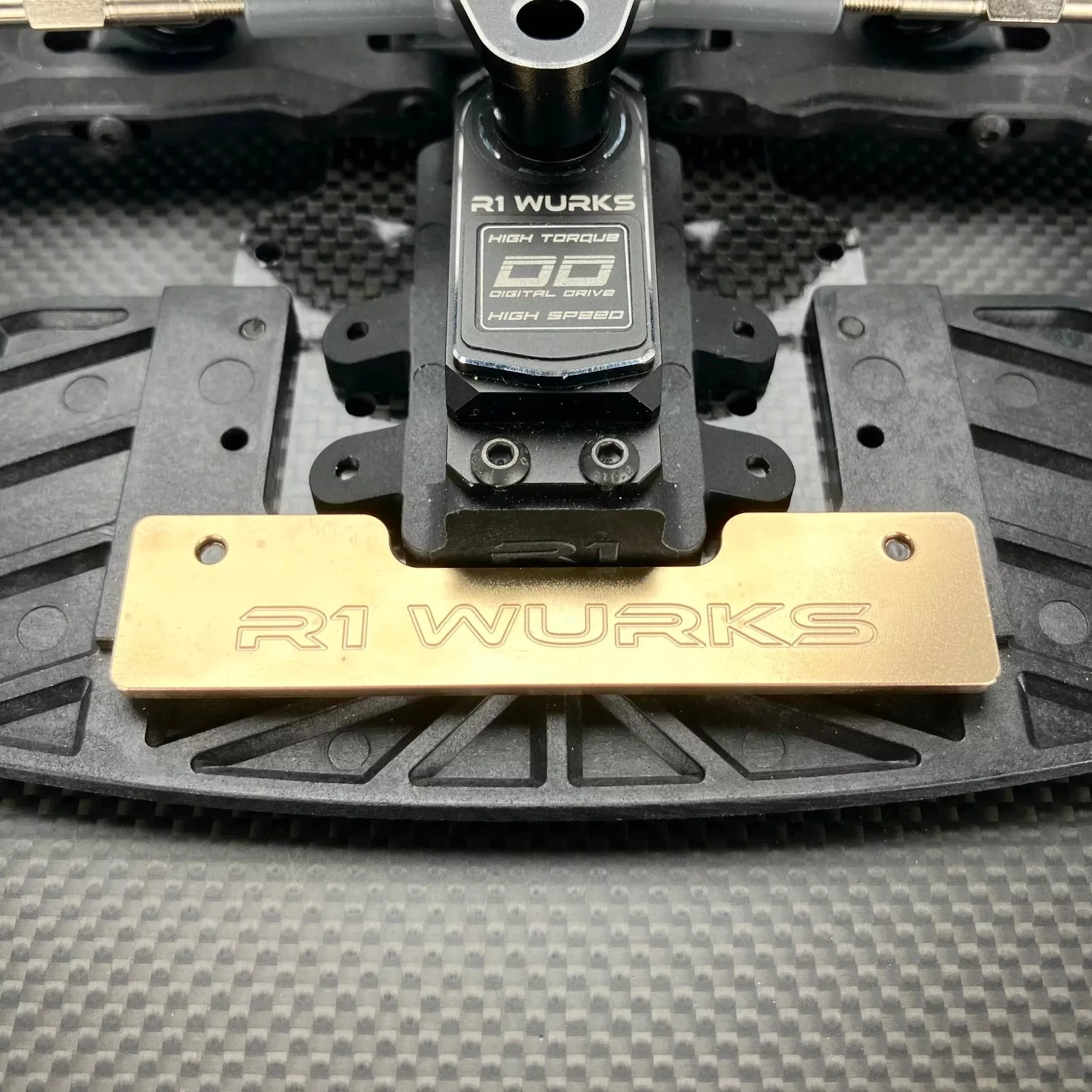 R1-990027DC1 Front Bumper Small Brass Weight Pair (R1wurks)